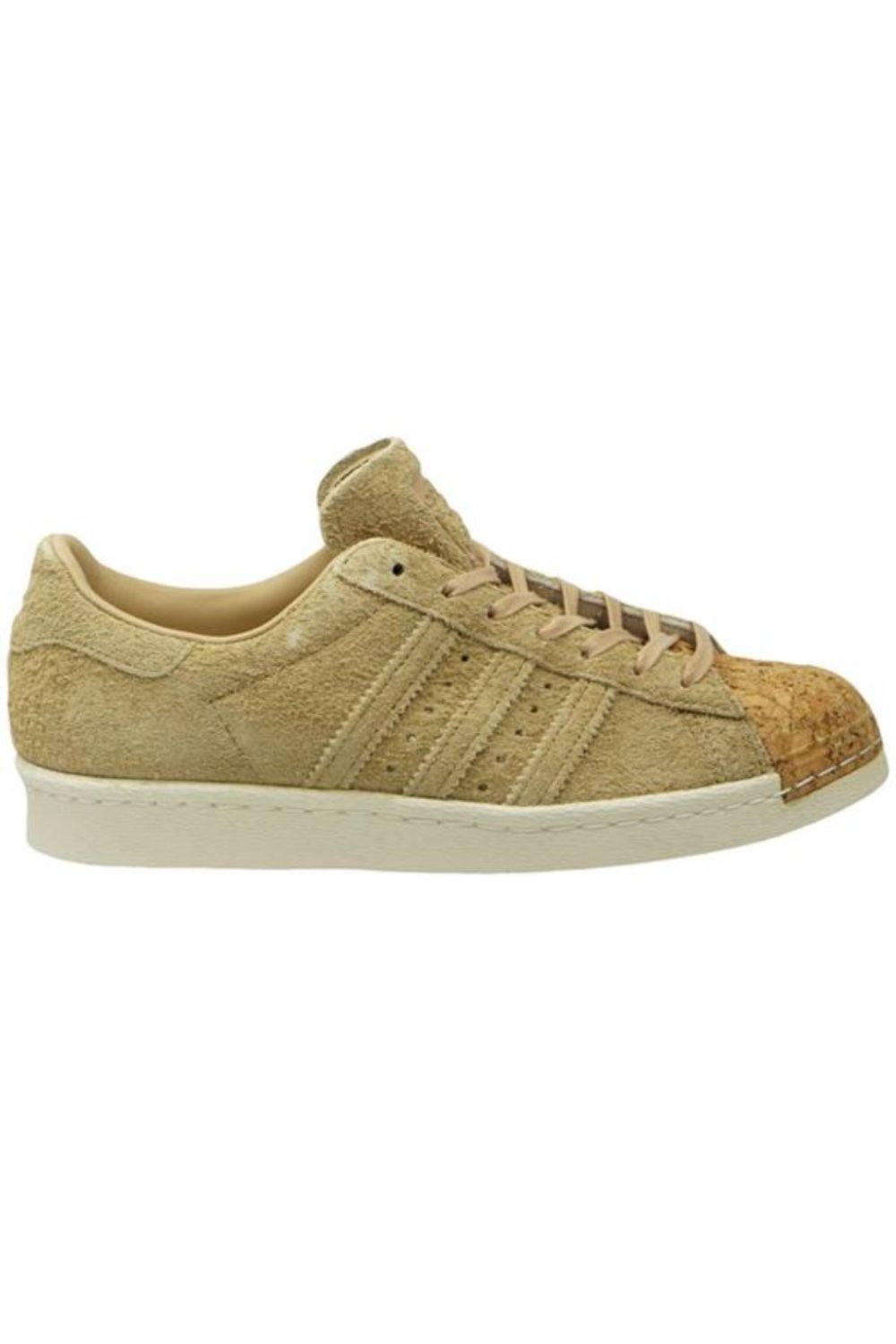 Tenisi dama, Adidas Superstar 80's Cork BY2962, Piele intoarsa, Bej, Bej